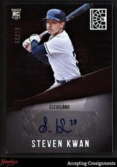 Steven Kwan [Silver] #RA-SK Baseball Cards 2022 Panini Capstone Rookie Autographs Prices