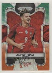 Andre Silva [Green & Orange Wave] Soccer Cards 2018 Panini Prizm World Cup Prices