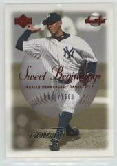 Adrian Hernandez #124 Baseball Cards 2001 Upper Deck Sweet Spot Prices