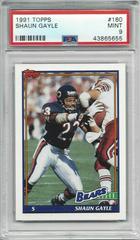 Shaun Gayle #160 Football Cards 1991 Topps Prices
