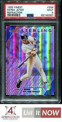 Derek Jeter [Refractor] #258 Baseball Cards 1999 Finest Prices