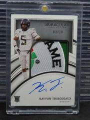 Kayvon Thibodeaux [Patch Autograph Bowl Logo 3] #51 Football Cards 2022 Panini Immaculate Collegiate Prices