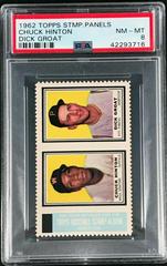 Chuck Hinton [Dick Groat] Baseball Cards 1962 Topps Stamp Panels Prices