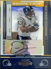 Darren Sproles [Autograph] #129 Football Cards 2005 Playoff Contenders Prices