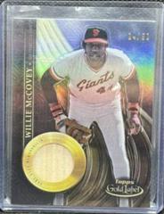 Willie McCovey #MLR-WMC Baseball Cards 2022 Topps Gold Label MLB Legends Relics Prices
