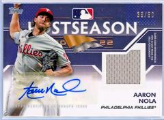Aaron Nola #PPAR-AN Baseball Cards 2023 Topps Postseason Performance Autograph Relics Prices