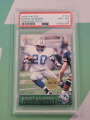 Barry Sanders [Premiere Date] #133 Football Cards 2000 Pacific Prices