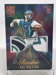 Cal Raleigh [Gold] Baseball Cards 2022 Panini Capstone Rookie Dual Materials Prices
