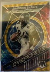 Shannon Sharpe [Gold] Football Cards 2022 Panini Mosaic Overdrive Prices