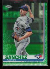 Aaron Sanchez [Green Wave Refractor] #132 Baseball Cards 2019 Topps Chrome Prices