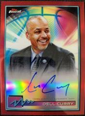 Dell Curry [Red Refractor] #FA-DCR Basketball Cards 2021 Topps Finest Autographs Prices