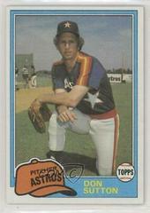 Don Sutton [Traded] #839 Baseball Cards 1981 Topps Prices