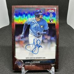 Josh Lowe [Rose Gold] Baseball Cards 2022 Topps Chrome Ben Baller Autographs Prices