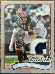 Buster Posey [Platinum] #89BR-BP Baseball Cards 2024 Topps 1989 Relic Prices