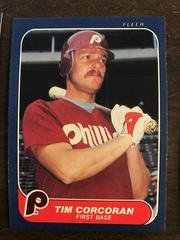 Tim Corcoran Baseball Cards 1986 Fleer Prices