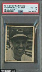 William Bill Werber Baseball Cards 1940 Cincinnati Reds Team Issue Prices