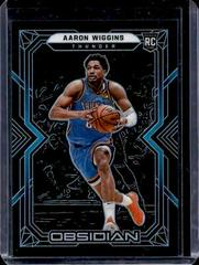 Aaron Wiggins [Blue] #191 Basketball Cards 2021 Panini Obsidian Prices