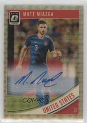 Matt Miazga [Optic Autograph Gold] Soccer Cards 2018 Panini Donruss Prices