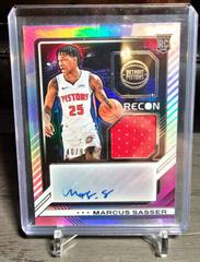 Marcus Sasser #9 Basketball Cards 2023 Panini Recon Rookie Jersey Autograph Prices