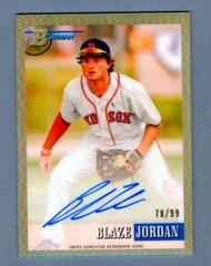 Blaze Jordan [Refractor] Baseball Cards 2021 Bowman Heritage Chrome Prospect Autographs Prices