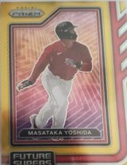 Masataka Yoshida [Gold] #FS11 Baseball Cards 2023 Panini Prizm Future Supers Prices