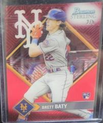 Brett Baty [Red] Baseball Cards 2023 Bowman Sterling Tek Prices