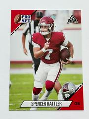 Spencer Rattler [Red] #10 Football Cards 2021 Pro Set College Prices