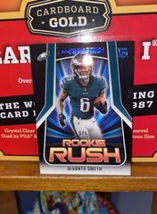 DeVonta Smith [Black and Blue] #RR6 Football Cards 2021 Panini Rookies and Stars Rush Prices