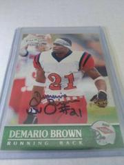 Demario Brown [Autograph] #404 Football Cards 2000 Pacific Prices