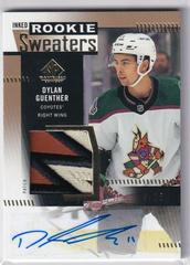 Dylan Guenther [Signature Gold] #123 Hockey Cards 2022 SP Prices