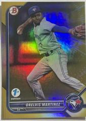 Orelvis Martinez [Gold Foil] #BPPF-104 Baseball Cards 2022 Bowman 1st Edition Prices