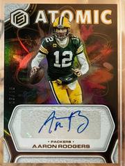 Aaron Rodgers #AA-AR Football Cards 2022 Panini Elements Atomic Autographs Prices