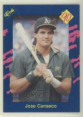 Jose Canseco #22 Baseball Cards 1990 Classic Prices