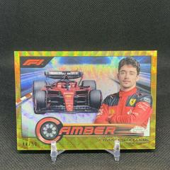 Charles Leclerc [Gold Wave Refractor] #CAM-CLI Racing Cards 2023 Topps Chrome Formula 1 Camber Prices