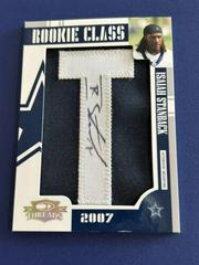 Isaiah Stanback [Letter Patch Autograph] #283 Football Cards 2007 Panini Donruss Threads Prices