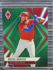 Bryce Harper [Green] #10 Baseball Cards 2021 Panini Chronicles Phoenix Prices