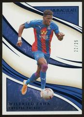 Wilfried Zaha Soccer Cards 2020 Panini Immaculate Collection Prices