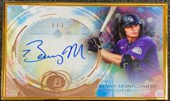 Benny Montgomery #TCA-BM Baseball Cards 2022 Bowman Transcendent Autographs Prices