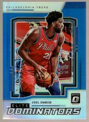 Joel Embiid [Blue] Basketball Cards 2021 Panini Donruss Optic Elite Dominators Prices