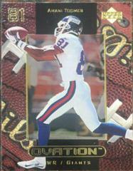 Amani Toomer #38 Football Cards 1999 Upper Deck Ovation Prices