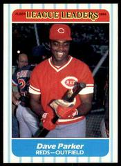 Dave Parker Baseball Cards 1986 Fleer League Leaders Prices