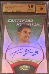 Trae Young [Green] Basketball Cards 2018 Panini Certified Potential Autographs Prices