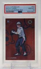 Bailey Zappe [Red] #D-3 Football Cards 2022 Panini Chronicles Dynagon Rookies Prices