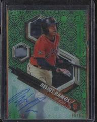 Heliot Ramos [Autograph Green Rainbow] Baseball Cards 2018 Bowman High Tek Prices
