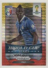 Mario Balotelli [Yellow & Red Pulsar] Soccer Cards 2014 Panini Prizm World Cup Stars Prices