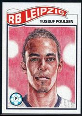 Yussuf Poulsen #93 Soccer Cards 2019 Topps Living UEFA Champions League Prices