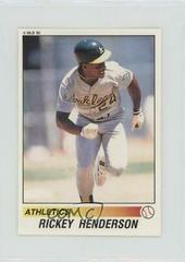 Rickey Henderson #138 Baseball Cards 1990 Panini Stickers Prices
