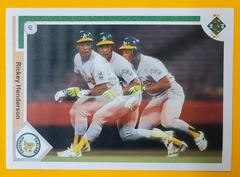 Rickey Henderson Baseball Cards 1991 Upper Deck Prices