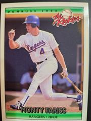 Monty Fariss #35 Baseball Cards 1992 Panini Donruss Rookies Prices
