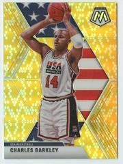 Charles Barkley [Gold Snakeskin] Basketball Cards 2019 Panini Mosaic Prices